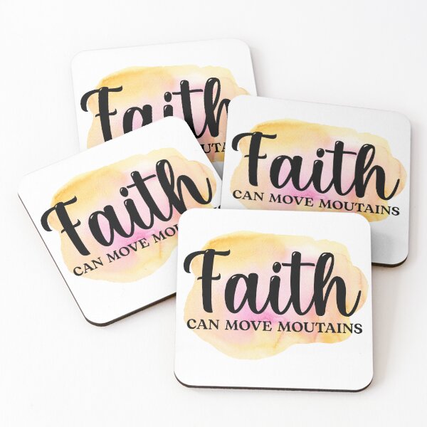 Item preview, Faith Can Move Mountains watercolor background  designed and sold by SassyFaithGirl.