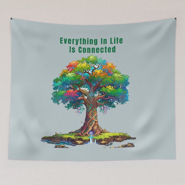 Item preview, Everything In Life Is Connected designed and sold by La Loca.
