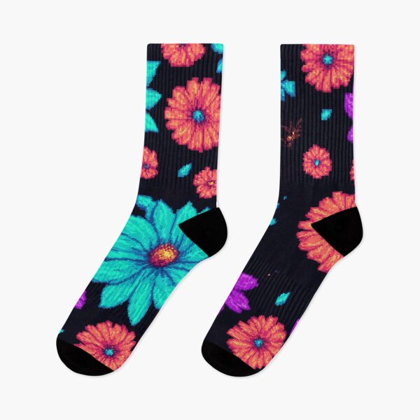 Item preview, Futuristic Geometric Floral Pattern designed and sold by SeamPix.