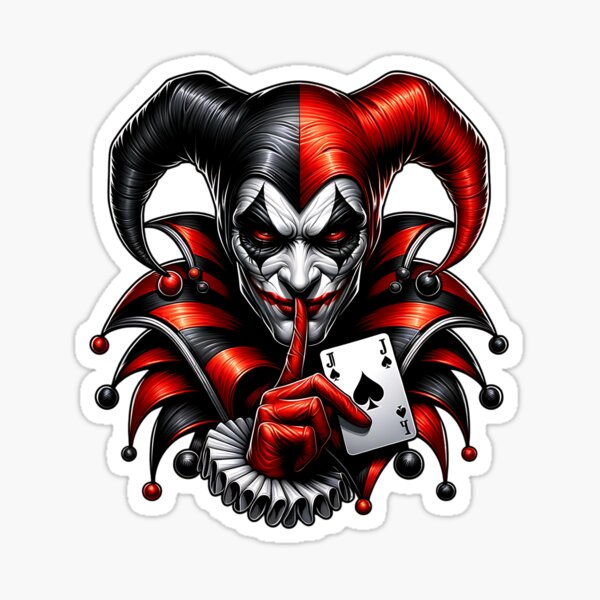 Item preview, Grim Jester Coming designed and sold by LevelUp-GoodVibes.