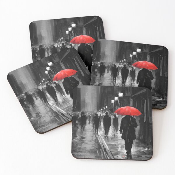 Item preview, Man With Red Umbrella designed and sold by James DeFazio.