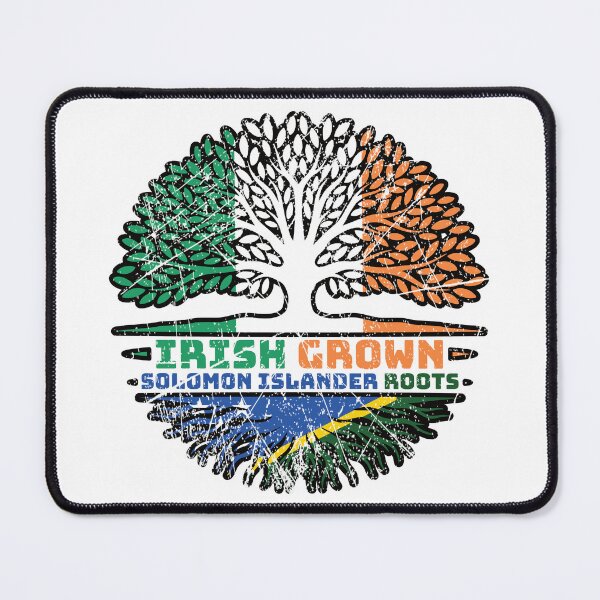 Item preview, Solomon Islands Solomon Islander Irish Ireland Tree Roots Flag designed and sold by FlagX.