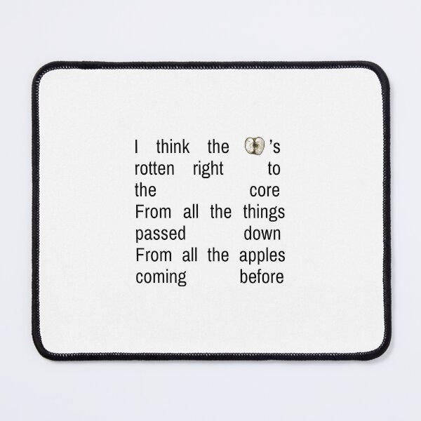 Item preview, I think the apple's rotten right to the core.. - Charli XCX designed and sold by Athenasgirl.