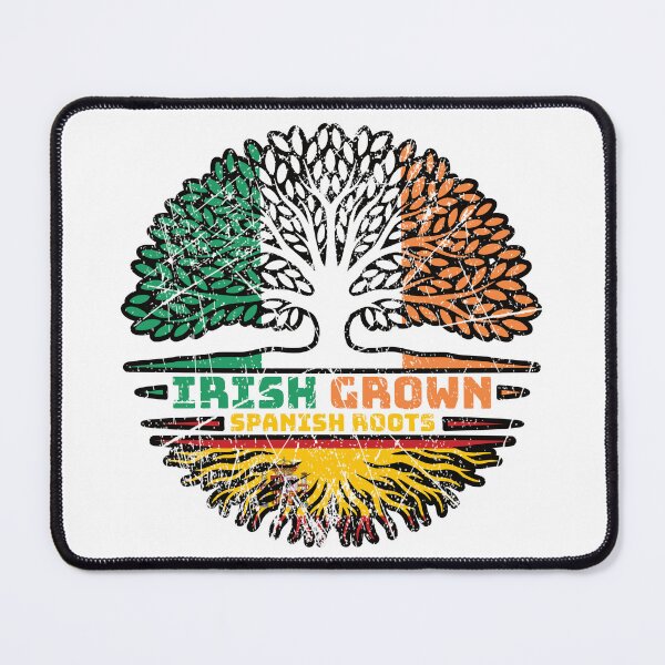 Item preview, Spain Spanish Irish Ireland Tree Roots Flag designed and sold by FlagX.