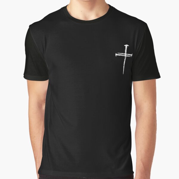 Item preview, Jesus Cross Nails Christian Vintage Cross designed and sold by Newpath Apparel.