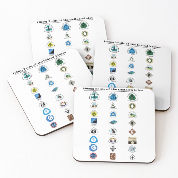 Item preview, Hiking Trails of the US designed and sold by JL-Maps.