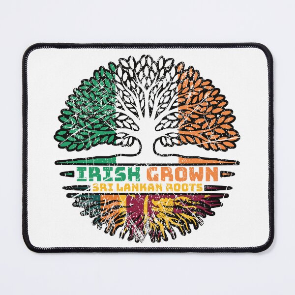 Item preview, Sri Lanka Sri Lankan Irish Ireland Tree Roots Flag designed and sold by FlagX.