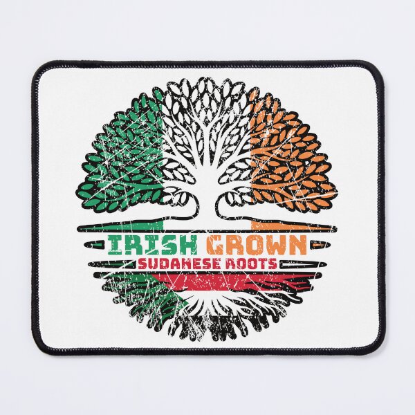 Item preview, Sudan Sudanese Irish Ireland Tree Roots Flag designed and sold by FlagX.