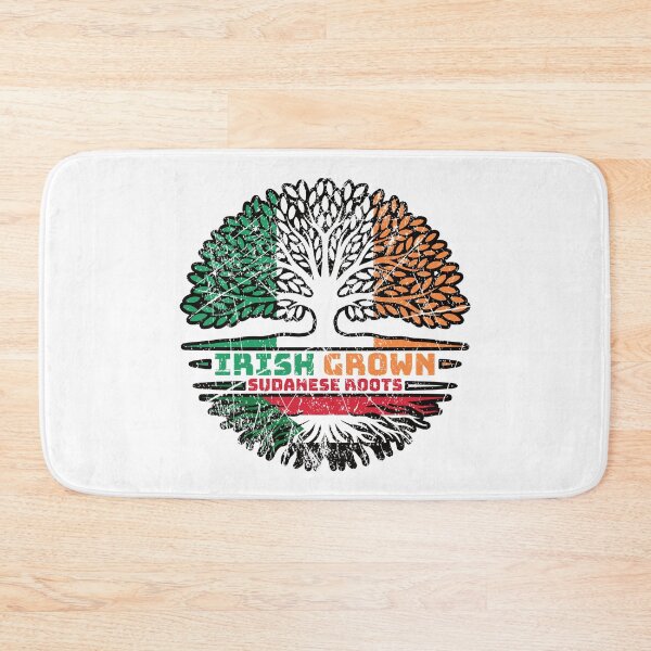Item preview, Sudan Sudanese Irish Ireland Tree Roots Flag designed and sold by FlagX.