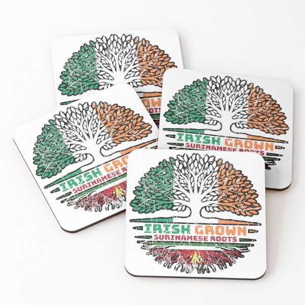 Item preview, Surinam Surinamese Irish Ireland Tree Roots Flag designed and sold by FlagX.