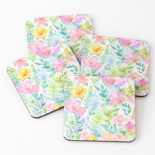Item preview, Soft Watercolor Botanical Floral Pattern designed and sold by SeamPix.