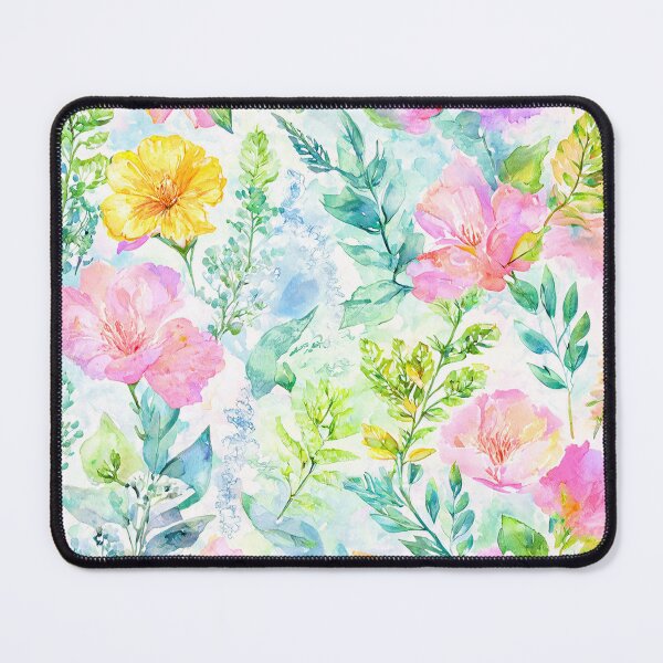 Item preview, Soft Watercolor Botanical Floral Pattern designed and sold by SeamPix.