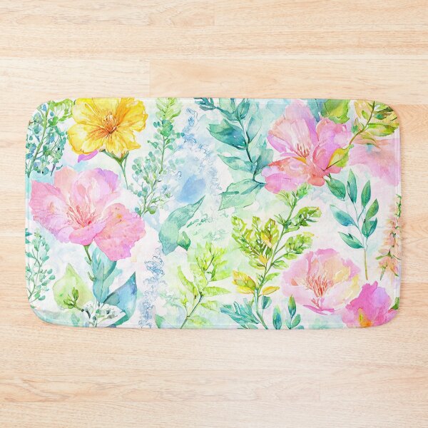 Item preview, Soft Watercolor Botanical Floral Pattern designed and sold by SeamPix.