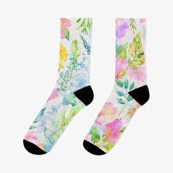 Item preview, Soft Watercolor Botanical Floral Pattern designed and sold by SeamPix.
