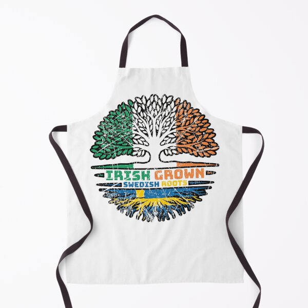 Item preview, Sweden Swedish Irish Ireland Tree Roots Flag designed and sold by FlagX.