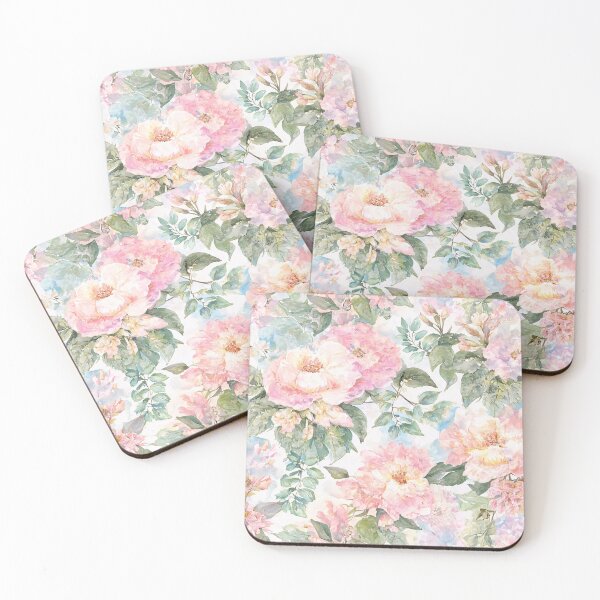 Item preview, Soft Watercolor Vinatge Floral Pattern designed and sold by SeamPix.