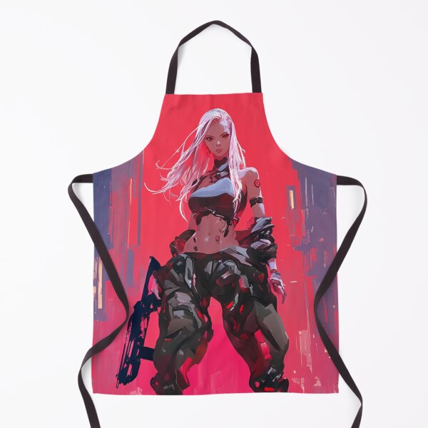 Item preview, Futuristic Female Cyberpunk Enhanced Human Resistance Fighter Illustration designed and sold by Nightarcade.
