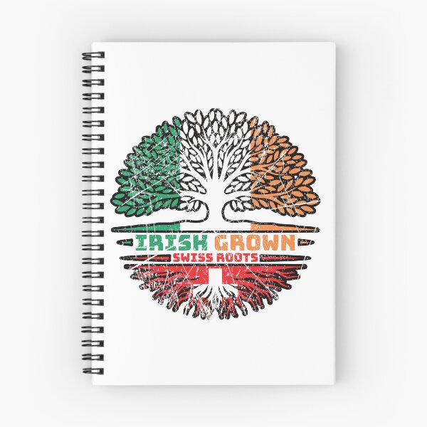 Item preview, Switzerland Swiss Irish Ireland Tree Roots Flag designed and sold by FlagX.