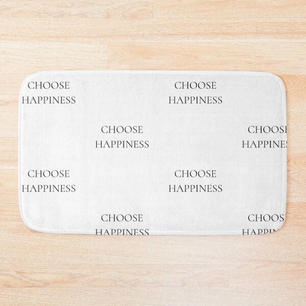 Item preview, Choose happiness, positive daily mantra quote designed and sold by Merchattack.