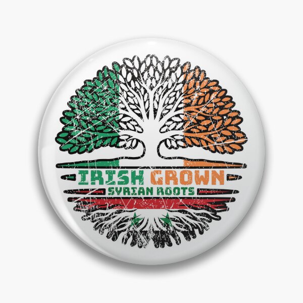 Item preview, Syria Syrian Irish Ireland Tree Roots Flag designed and sold by FlagX.