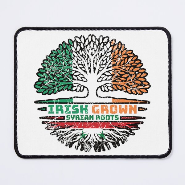 Item preview, Syria Syrian Irish Ireland Tree Roots Flag designed and sold by FlagX.