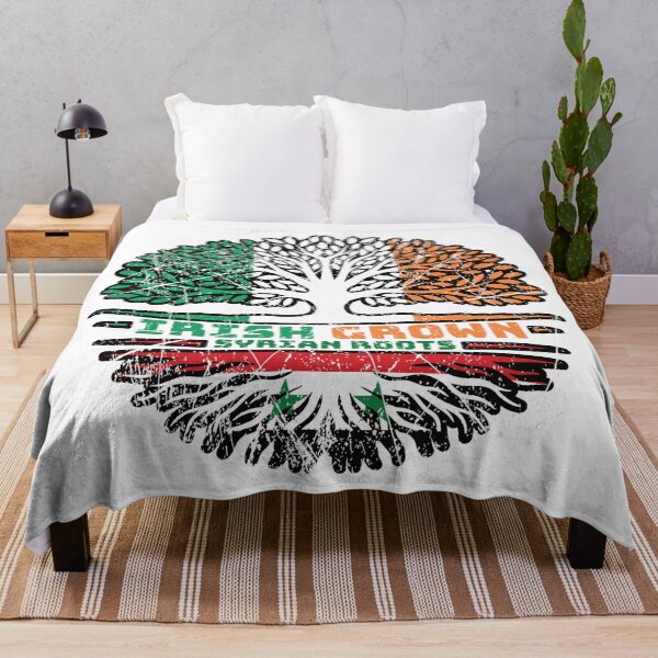 Item preview, Syria Syrian Irish Ireland Tree Roots Flag designed and sold by FlagX.