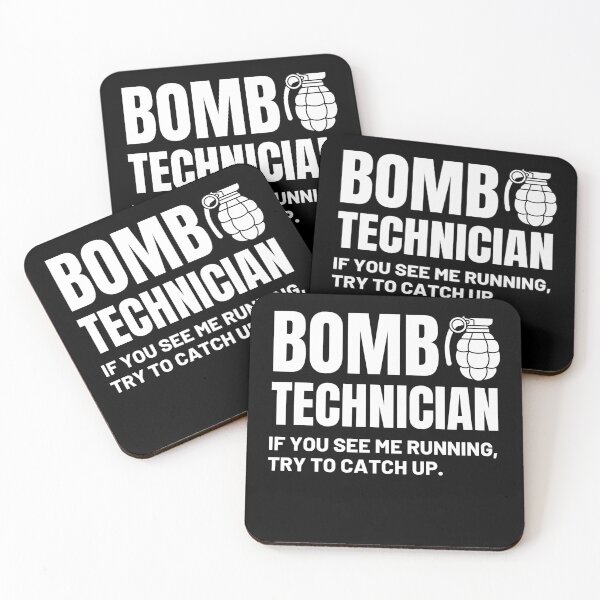 Item preview, Bomb Technician If You See Me Running Try To Catch Up designed and sold by MouDantArts.