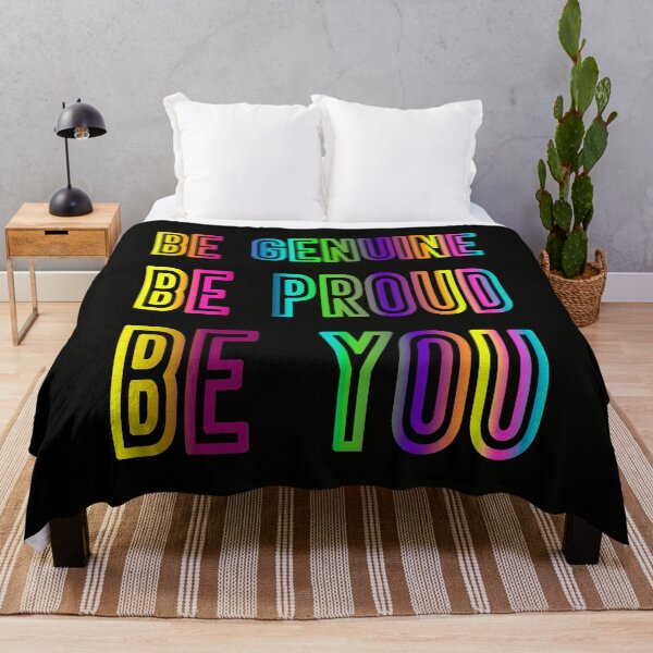 Item preview, QUOTE 08- "Be Genuine Be Proud Be You". Gift items and personal use / Phrases, Motivation, Inspiration, Fun, Humor, Joke, Sarcasm, Typography designed and sold by LumDesignArt.