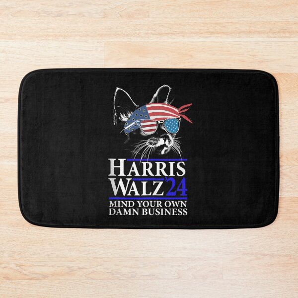 Item preview, Mind Your Own Damn Business Harris Walz Cat Lady designed and sold by Winther-Art.