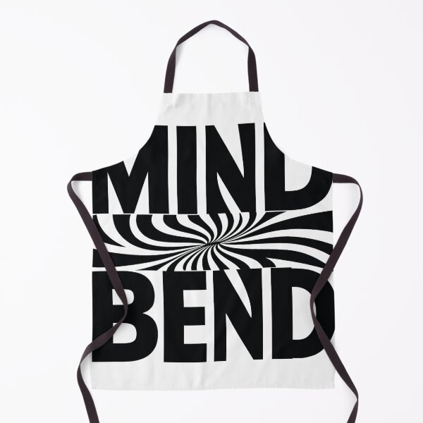 Item preview, Mind Bend Optical Illusion Typography. Bold Black & White Design designed and sold by CharmedWonders.