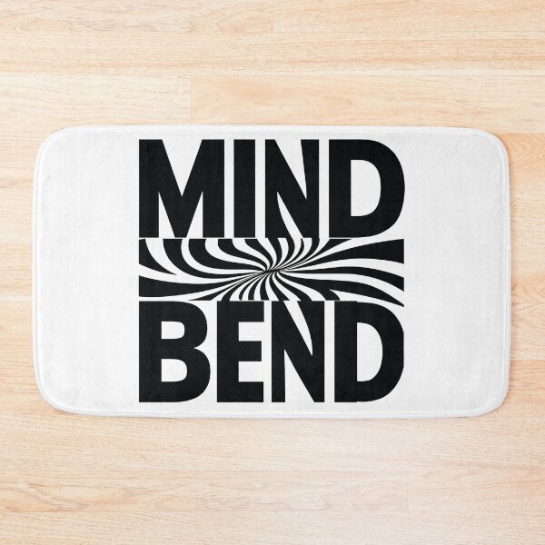 Item preview, Mind Bend Optical Illusion Typography. Bold Black & White Design designed and sold by CharmedWonders.