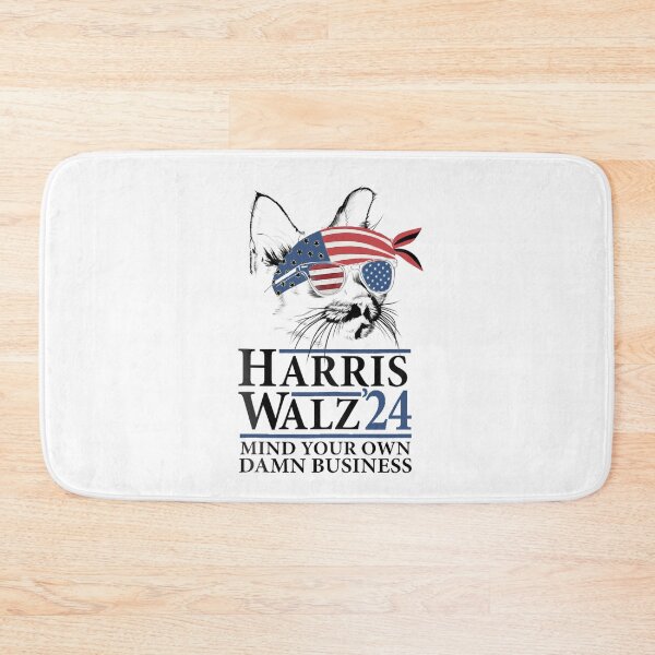 Item preview, Mind Your Own Damn Business Harris Walz Cat Lady T designed and sold by Winther-Art.