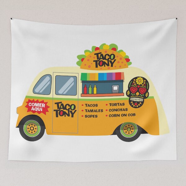 Item preview, Graphic Illustration of Food Truck designed and sold by Hugh Whyte.