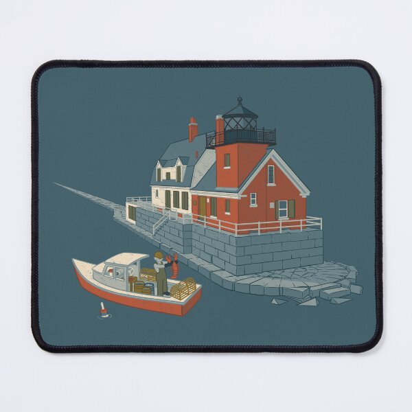 Item preview, Rockland Breakwater Light designed and sold by JadaFitch.