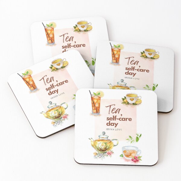 Item preview, Tea Self-care Day - Green Love, Design for all tea lovers out there.  designed and sold by Lunardreams54.