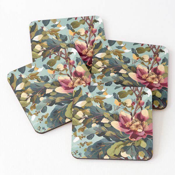 Item preview, Fig Tree with muted colors, Floral pattern designed and sold by goodfig.