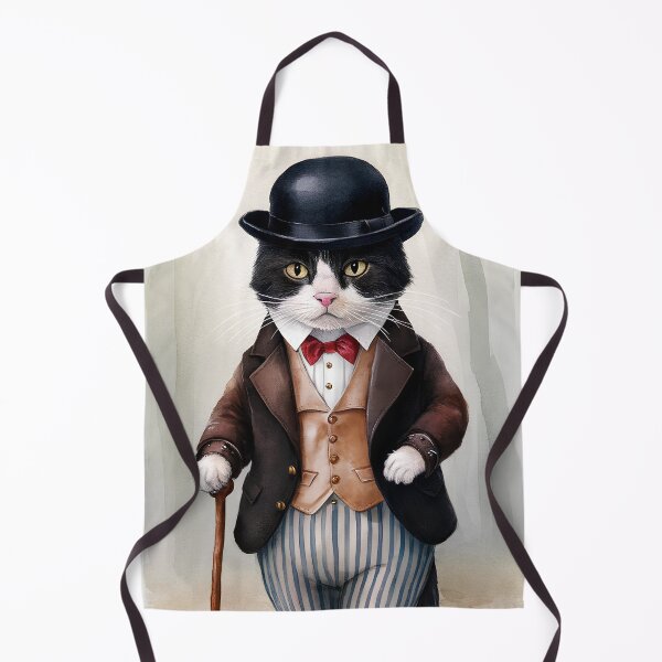 Artikelvorschau, Wunderliche Gentleman Katze Aquarell entworfen und verkauft von ArtsyWishesShop.