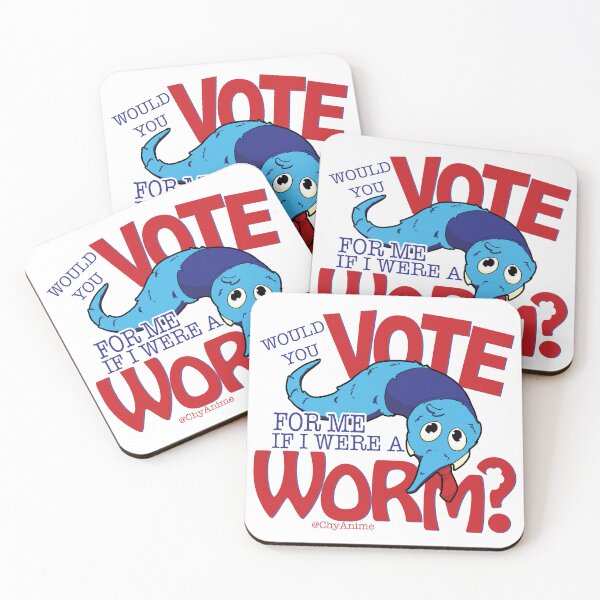 Item preview, Would you vote for me if I was a Worm? designed and sold by Chyanime.