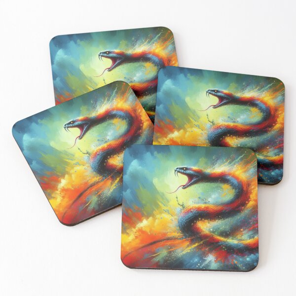 Item preview, Cool and Colorful Snake Painting designed and sold by Halifaxartguy.