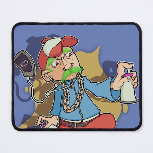 Item preview, Graffiti character with a spray can designed and sold by BeanEnterprises.