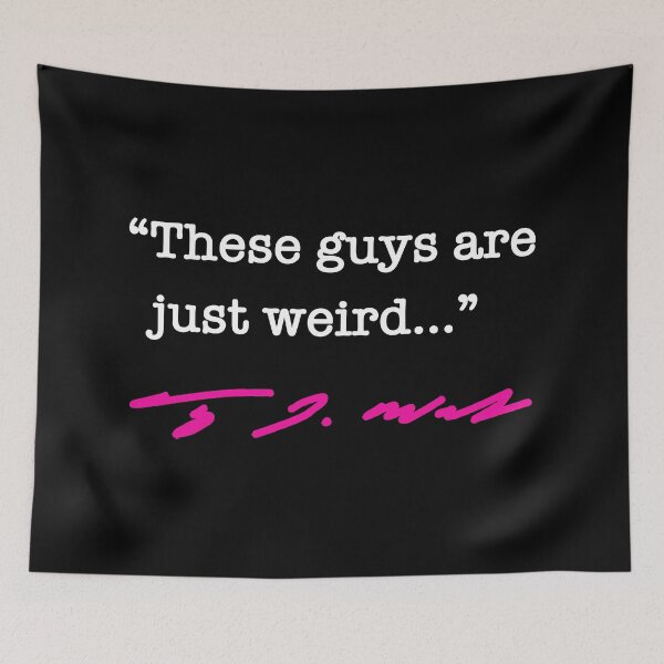Artikelvorschau, These guys are just weird - Tim Walz (white/hot pink) entworfen und verkauft von Thelittlelord.