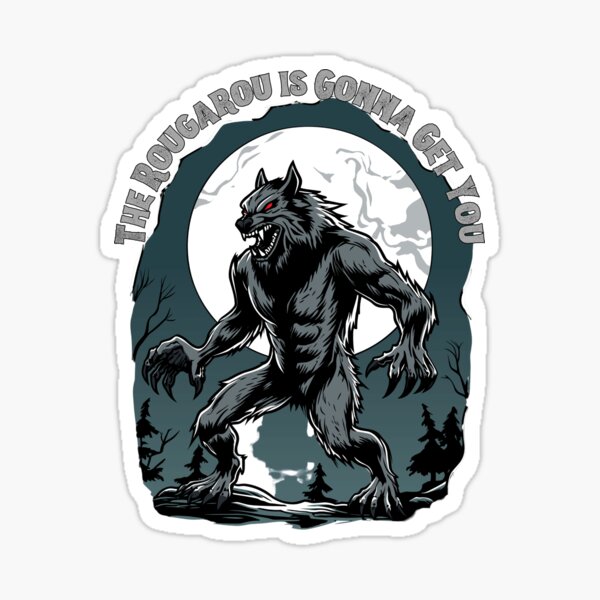 Artikel-Vorschau von Rougarou Werwolf, designt und verkauft von MojoSpot.