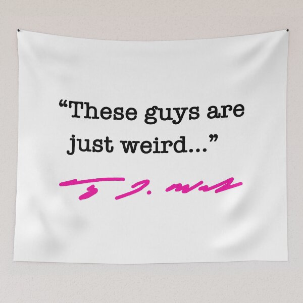 Artikelvorschau, These guys are just weird - Tim Walz (black/hot pink) entworfen und verkauft von Thelittlelord.