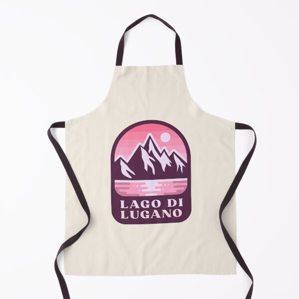 Item preview, Lago di Lugano Italia mountains landscape badge designed and sold by InvestingRoad.