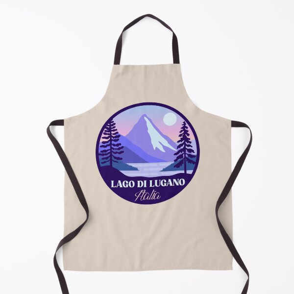 Item preview, Lago di Lugano Italia mountains landscape badge designed and sold by InvestingRoad.