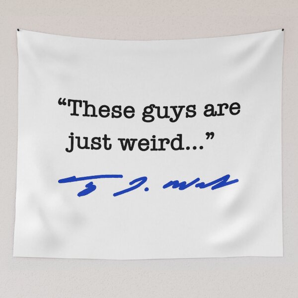 Artikelvorschau, These guys are just weird - Tim Walz (black/blue) entworfen und verkauft von Thelittlelord.