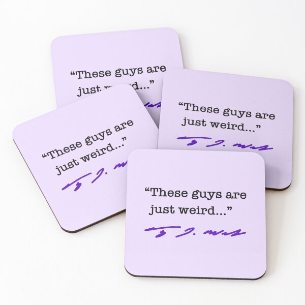 Artikelvorschau, These guys are just weird - Tim Walz (black/purple) entworfen und verkauft von Thelittlelord.