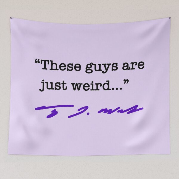 Artikelvorschau, These guys are just weird - Tim Walz (black/purple) entworfen und verkauft von Thelittlelord.