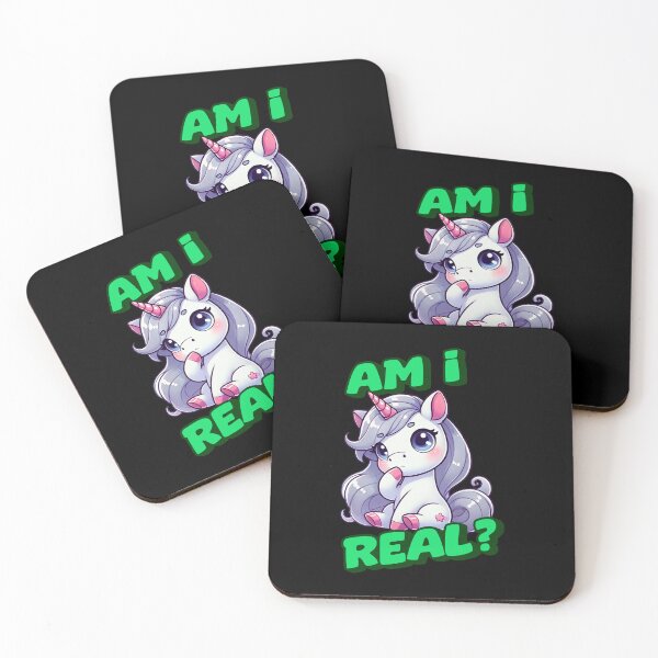Item preview, Am I Real? -  Amanda Incredible art for the unicorn lover in your life, great gift for daughters, girlfriends, wives and more designed and sold by 3DAF.