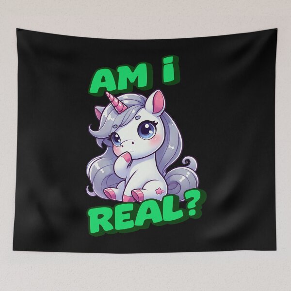 Item preview, Am I Real? -  Amanda Incredible art for the unicorn lover in your life, great gift for daughters, girlfriends, wives and more designed and sold by 3DAF.